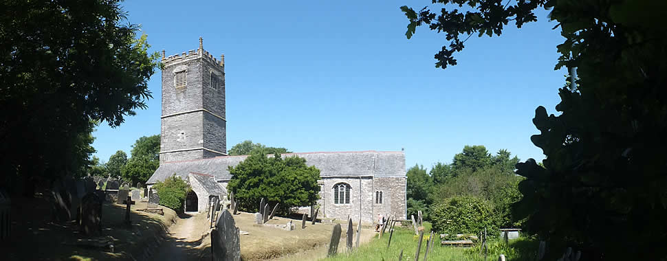 The impressive Parish Church of St Wyllow