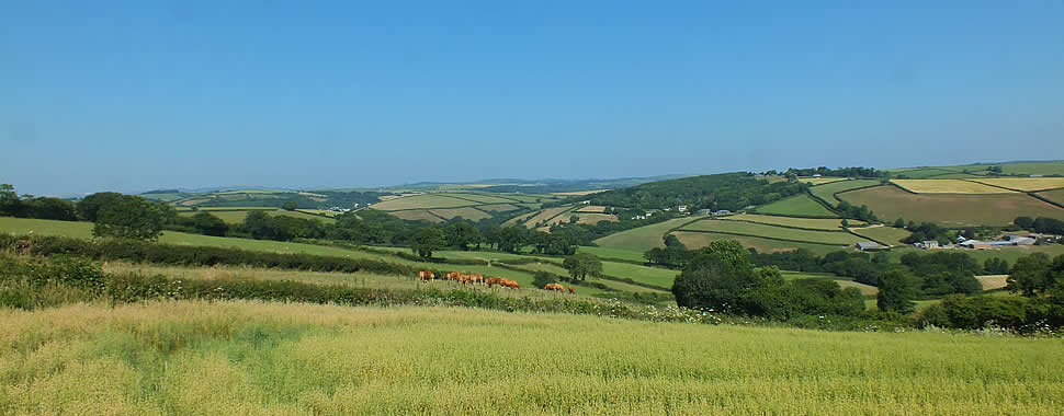 Lanteglos Highway enjoys panoramic views over beautiful rolling countryside