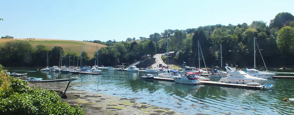 The hamlet of Mixtow on the east bank of the harbour is about one-and-a-half miles down the River Fowey from the open sea.