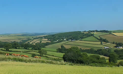 Lanteglos Highway enjoys panoramic views over beautiful rolling countryside