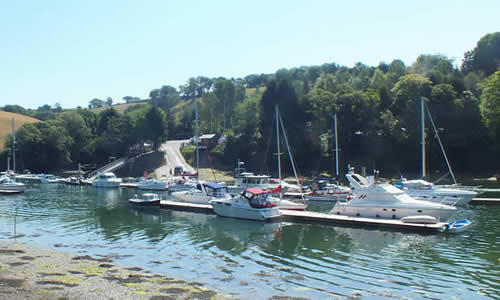 The hamlet of Mixtow on the east bank of the harbour is about one-and-a-half miles down the River Fowey from the open sea