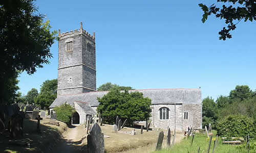 The impressive Parish Church of St Wyllow